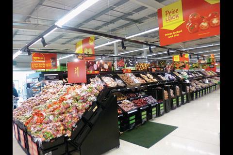 The store includes the usual fresh food offer, alongside new sections such as babywear and a Subway